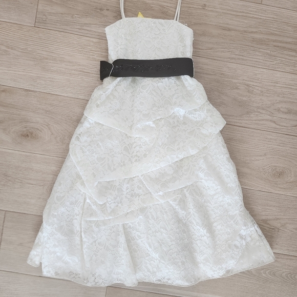 David's Bridal beaded lace GORGEOUS in PERFECT SHAPE - Picture 6 of 7